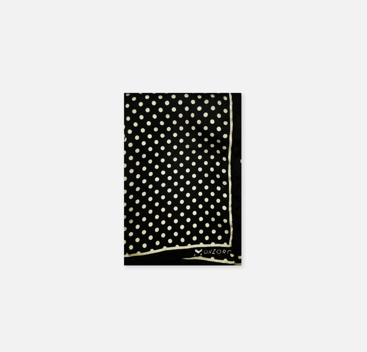 Point Black Silk Pocket Square by Monzoro – view 9