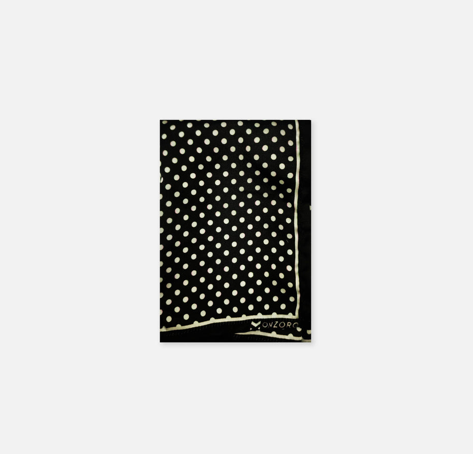 Point Black Silk Pocket Square by Monzoro – view 9