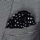 Point Black Silk Pocket Square by Monzoro – view 13