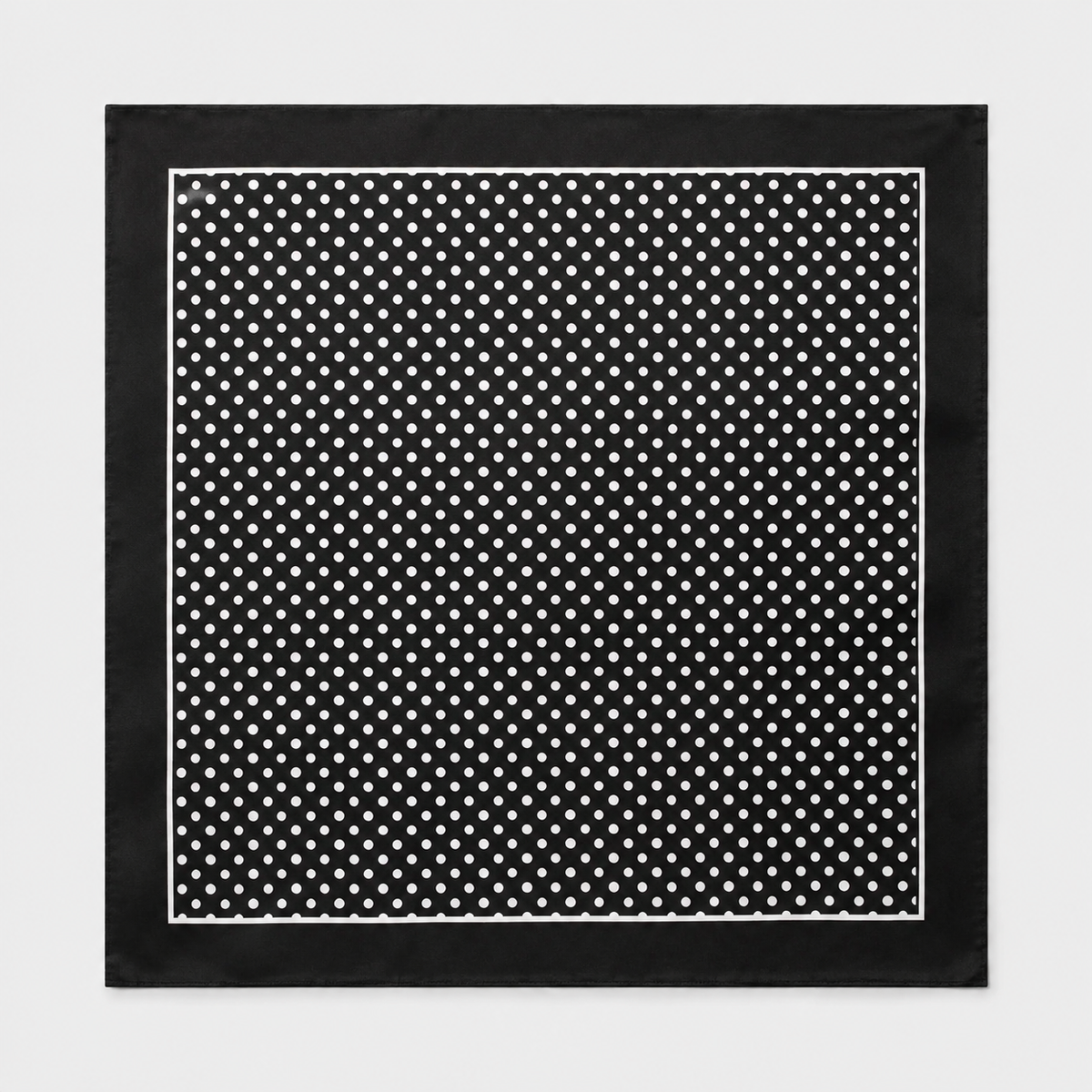 Point Black Silk Pocket Square by Monzoro – view 15