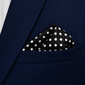 Point Black Silk Pocket Square by Monzoro – view 17