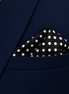 Point Black Silk Pocket Square by Monzoro – view 17