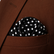 Point Black Silk Pocket Square by Monzoro – view 18