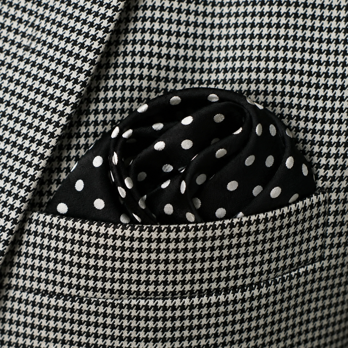 Point Black Silk Pocket Square by Monzoro – view 19