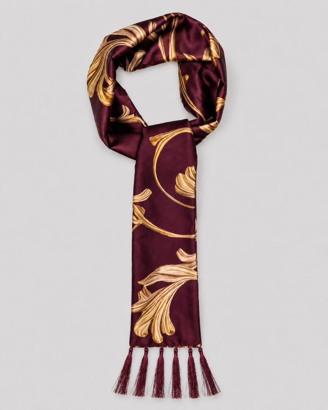 Regal Vine Silk Scarf by Monzoro – view 7