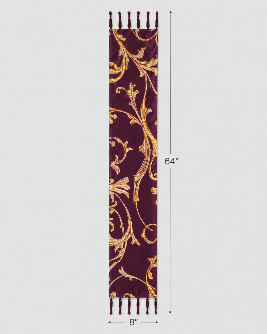Regal Vine Silk Scarf by Monzoro – view 9