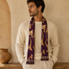 Regal Vine Silk Scarf by Monzoro – view 12
