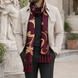 Regal Vine Silk Scarf by Monzoro – view 14