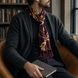 Regal Vine Silk Scarf by Monzoro – view 18