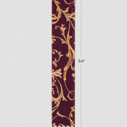 Regal Vine Silk Scarf by Monzoro – view 4