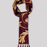 Regal Vine Silk Scarf by Monzoro