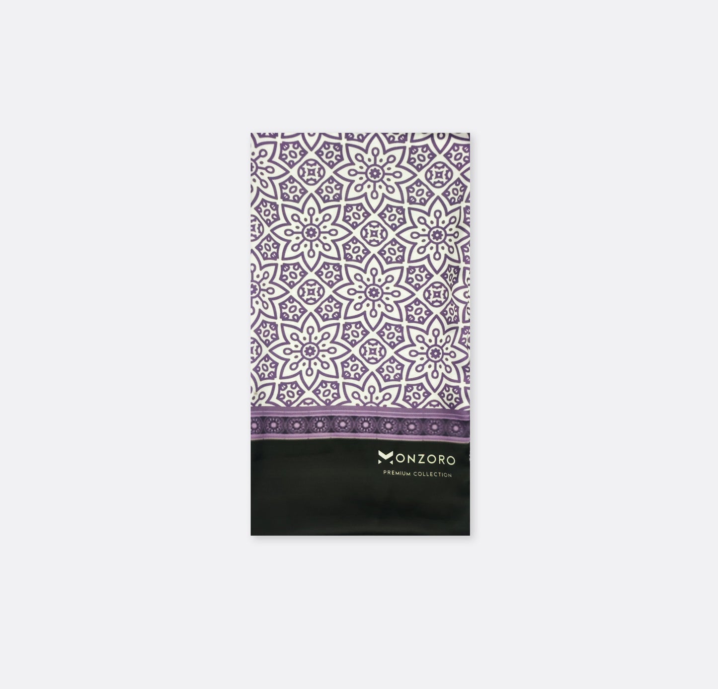 Midnight Magenta Silk Men Scarf