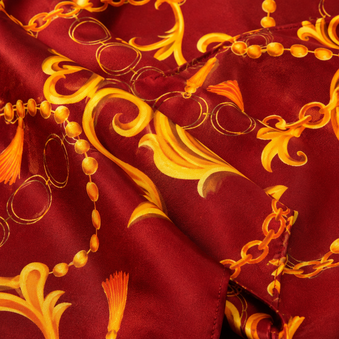 Rose Vertical Silk Pocket Square by Monzoro – view 11
