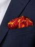 Rose Vertical Silk Pocket Square by Monzoro – view 12