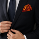 Rose Vertical Silk Pocket Square by Monzoro – view 16