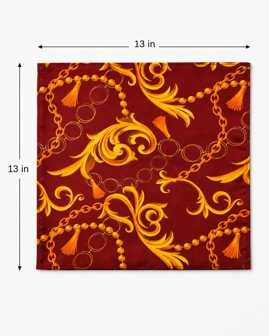 Rose Vertical Silk Pocket Square by Monzoro – view 17