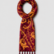 Rose Vertical Silk Scarf by Monzoro – view 6