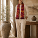 Rose Vertical Silk Scarf by Monzoro – view 2