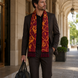 Rose Vertical Silk Scarf by Monzoro – view 26