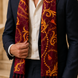 Rose Vertical Silk Scarf by Monzoro – view 29