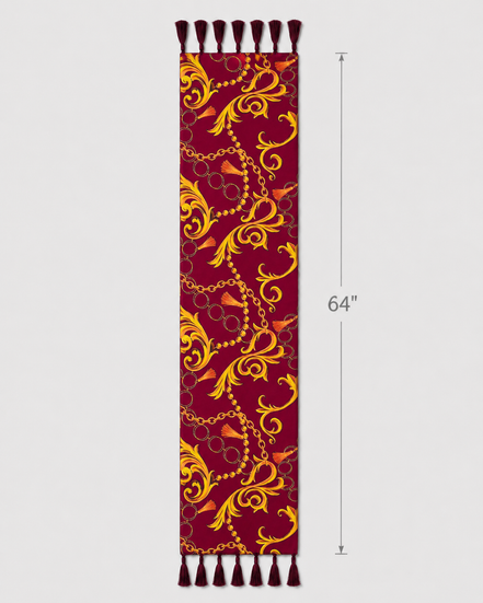 Rose Vertical Silk Scarf by Monzoro – view 4