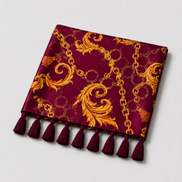 Rose Vertical Silk Scarf by Monzoro – view 5