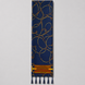 Royal Blue and Gold Stripes Silk Scarf by Monzoro – view 12