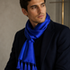 Royal Blue - Silk Scarf by Monzoro – view 9