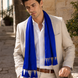 Royal Blue - Silk Scarf by Monzoro – view 13