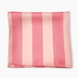 Soft Pink Striped Silk Pocket Square by Monzoro – view 7