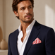 Soft Pink Striped Silk Pocket Square by Monzoro – view 17