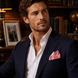 Soft Pink Striped Silk Pocket Square by Monzoro – view 19