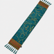Teal Silk Scarf with Golden Ropes by Monzoro – view 7