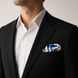 Techno Illusion – Silk Pocket Square by Monzoro – view 18