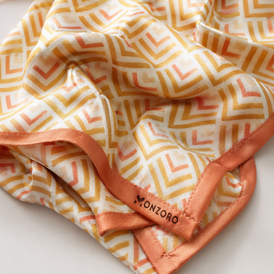Texture Art - Silk Pocket Square by Monzoro – view 9