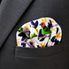 Tropical Birds & Flowers- Silk Pocket Square by Monzoro – view 10