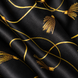 Vintage Black and Gold Stripes Silk Pocket Square by Monzoro – view 14