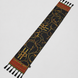 Vintage Black and Gold Stripes Silk Scarf by Monzoro – view 7