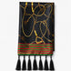 Vintage Black and Gold Stripes Silk Scarf by Monzoro – view 16