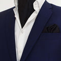 The Black Matter Silk Ascot & Pocket Square Set by Monzoro