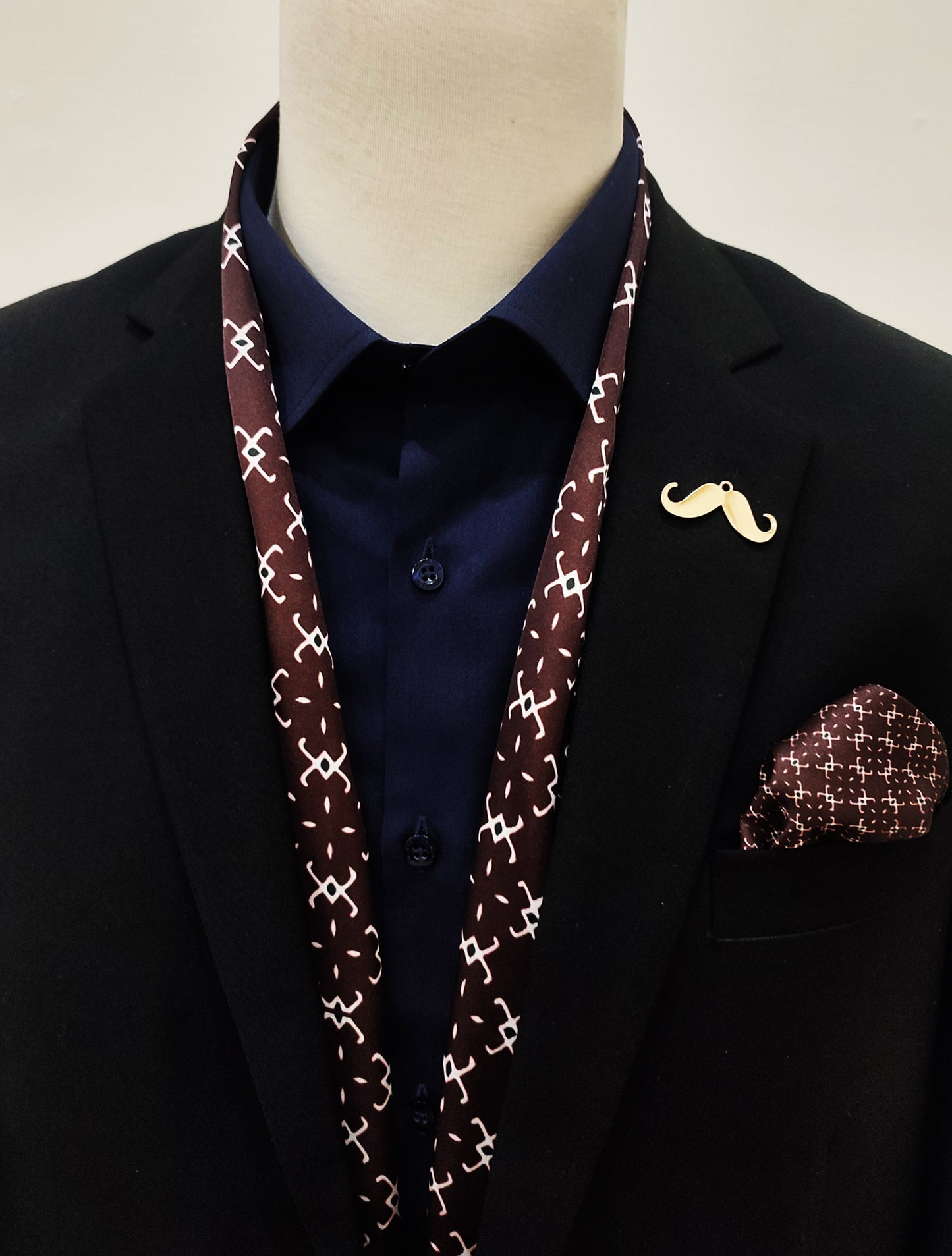 Burberry Chocolate Silk Scarf Set