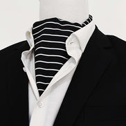 White Cane Crow Silk Ascot by Monzoro – view 4