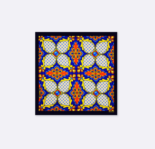 Mexican Talavera - Silk Pocket Square