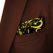 Chinese Floral Art – Silk Pocket Square by Monzoro – view 7