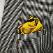 Morning Bird – Silk Pocket Square by Monzoro – view 7