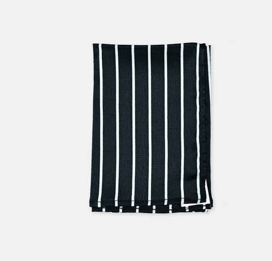 White Cane Crow Silk Pocket Square by Monzoro – view 2