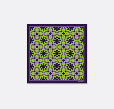 Weaving Pattern Silk Pocket Square by Monzoro