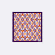 Retro Vintage Silk Pocket Square by Monzoro