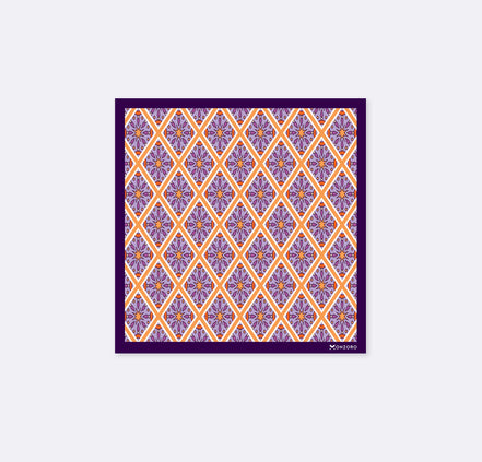 Retro Vintage Silk Pocket Square by Monzoro