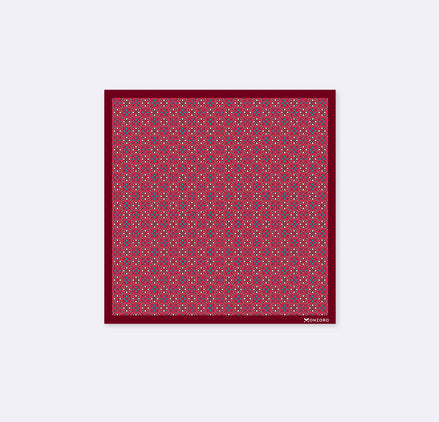 Seamless Repeat Pattern Silk Pocket Square by Monzoro